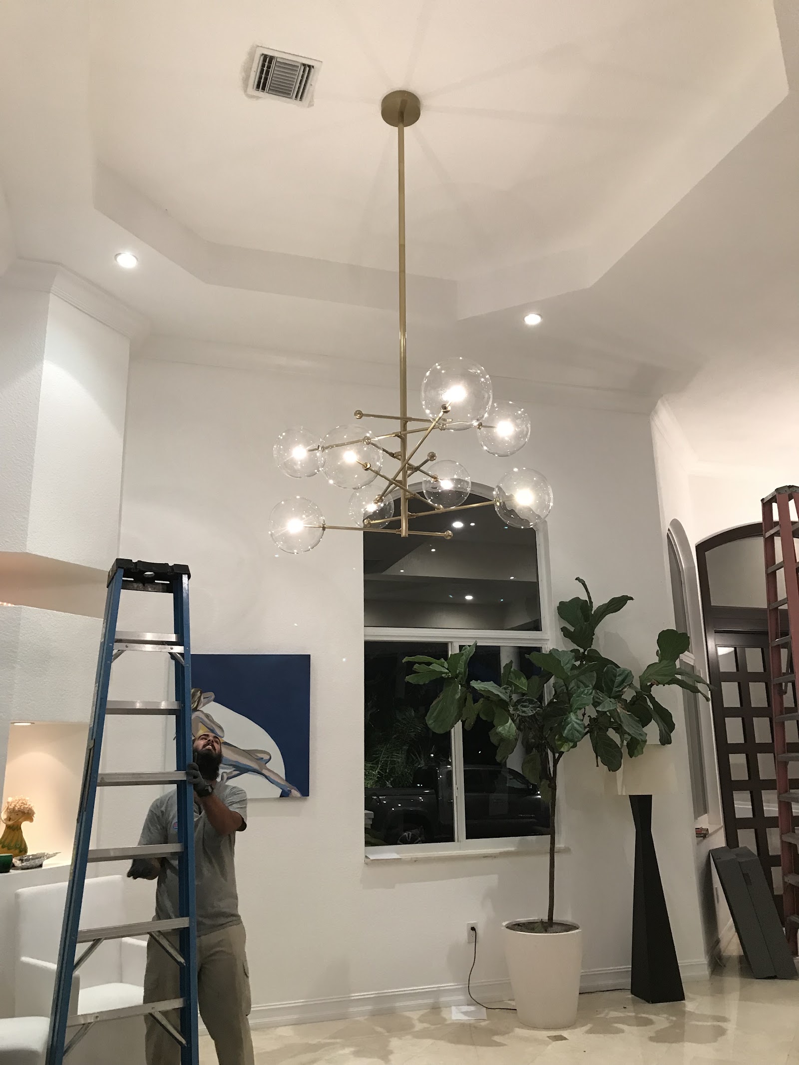 Instalación de lámpara